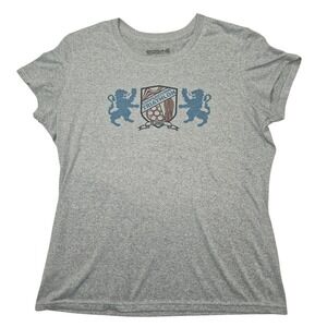 Atayne Cooperstown Triathlon Performance T-Shirt Grey Graphic Sz L